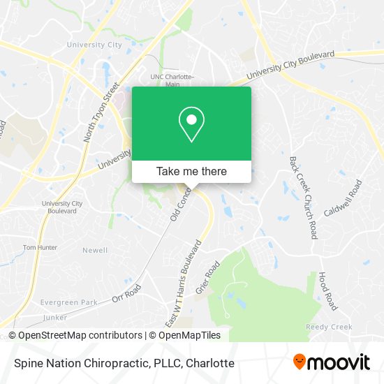 Mapa de Spine Nation Chiropractic, PLLC