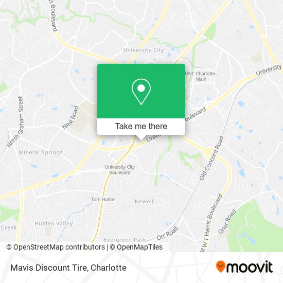 Mavis Discount Tire map
