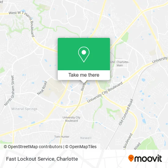 Fast Lockout Service map