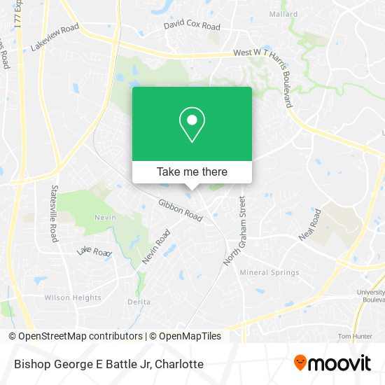 Mapa de Bishop George E Battle Jr