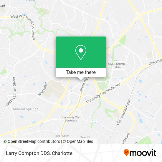 Larry Compton DDS map