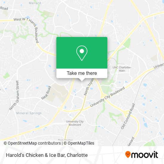 Mapa de Harold's Chicken & Ice Bar