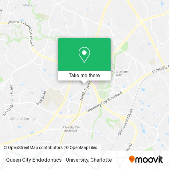 Queen City Endodontics - University map