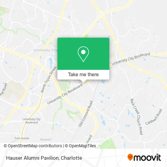 Mapa de Hauser Alumni Pavilion