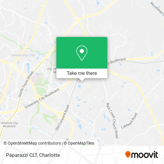 Paparazzi CLT map