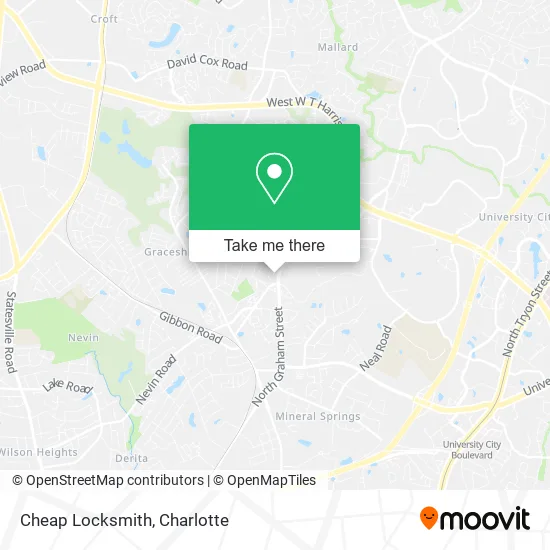 Cheap Locksmith map