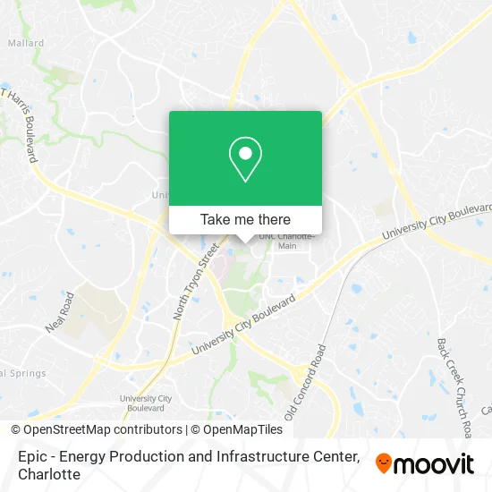 Epic - Energy Production and Infrastructure Center map