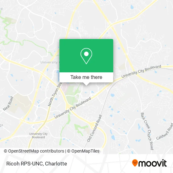 Ricoh RPS-UNC map