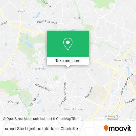smart Start Ignition Interlock map