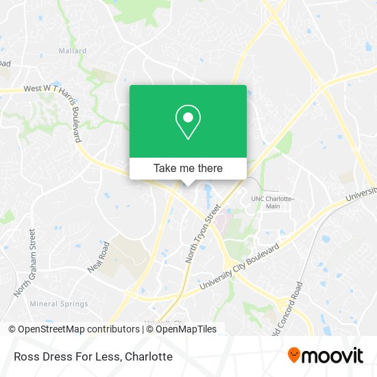 Mapa de Ross Dress For Less