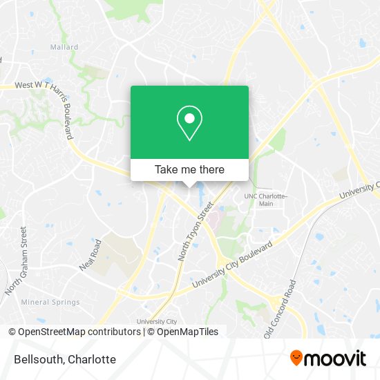 Mapa de Bellsouth