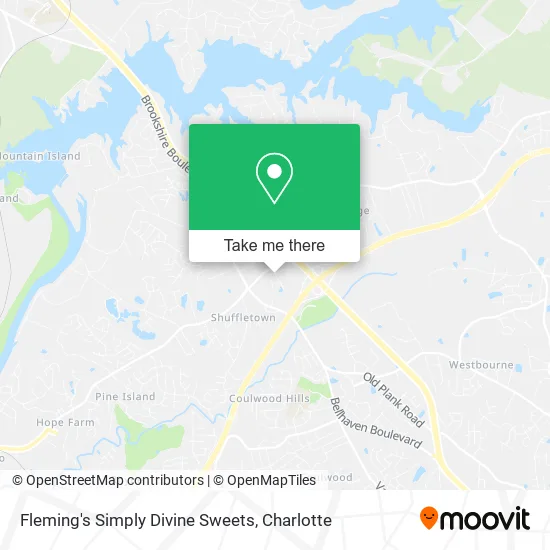 Fleming's Simply Divine Sweets map