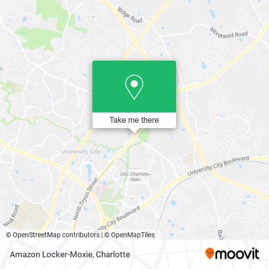 Amazon Locker-Moxie map