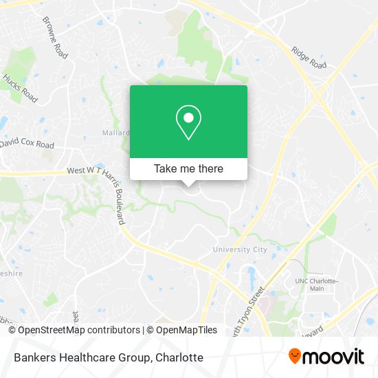 Mapa de Bankers Healthcare Group