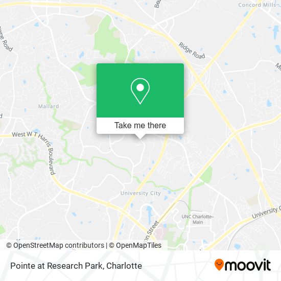 Pointe at Research Park map