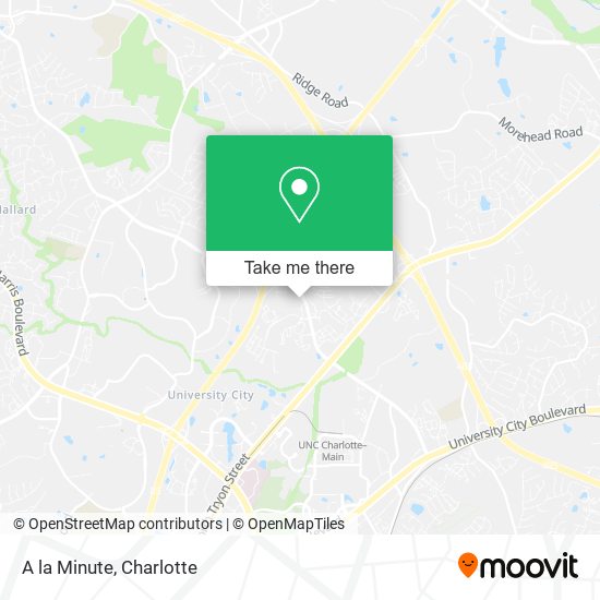 Mapa de A la Minute