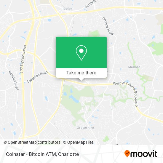 Mapa de Coinstar - Bitcoin ATM