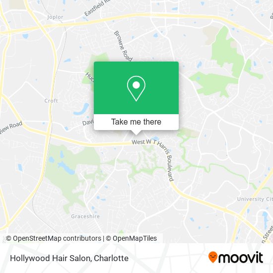 Hollywood Hair Salon map