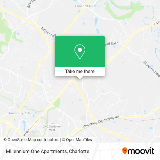 Mapa de Millennium One Apartments