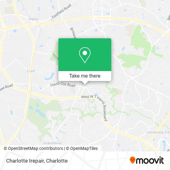 Mapa de Charlotte Irepair