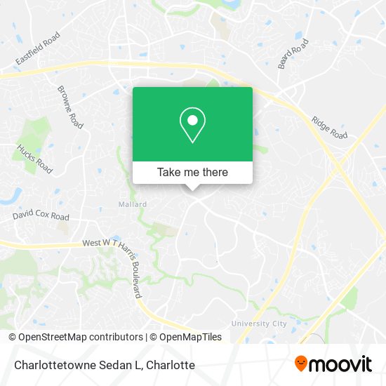 Charlottetowne Sedan L map