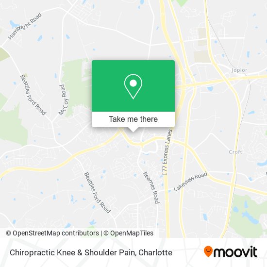 Chiropractic Knee & Shoulder Pain map