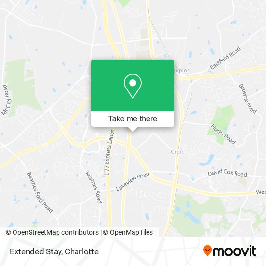 Mapa de Extended Stay