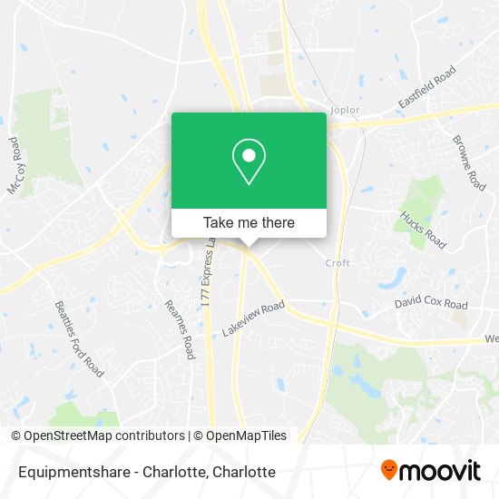Equipmentshare - Charlotte map