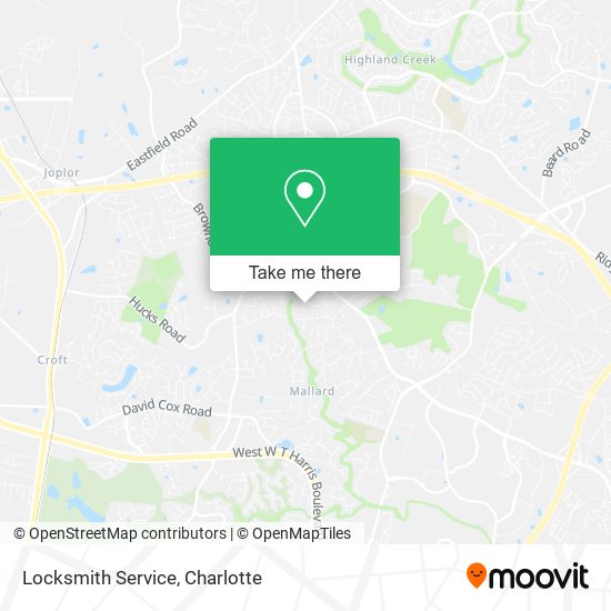 Locksmith Service map