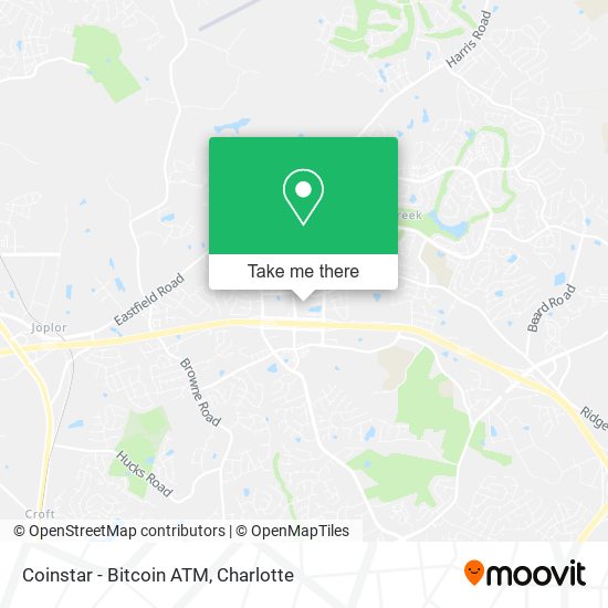 Coinstar - Bitcoin ATM map