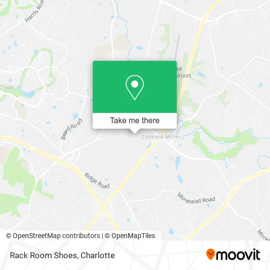 Rack Room Shoes map