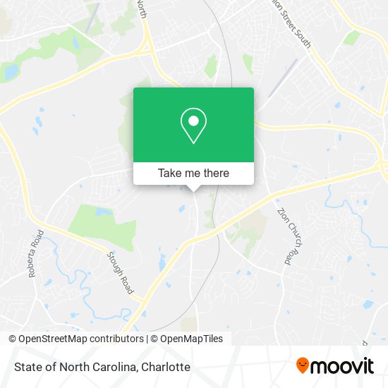 Mapa de State of North Carolina