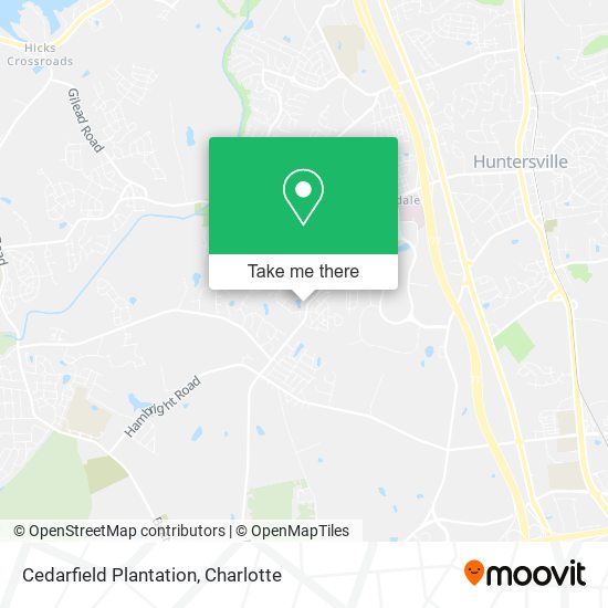 Cedarfield Plantation map