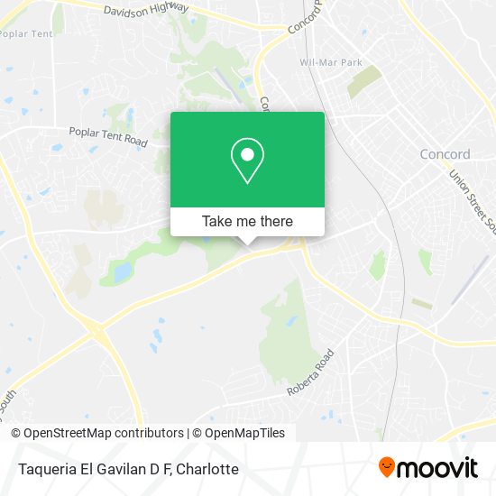 Mapa de Taqueria El Gavilan D F