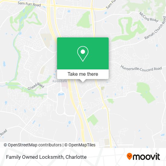 Family Owned Locksmith map