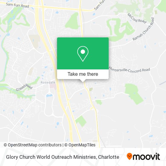 Glory Church World Outreach Ministries map