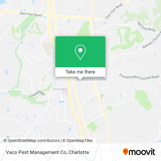 Mapa de Vaco Pest Management Co
