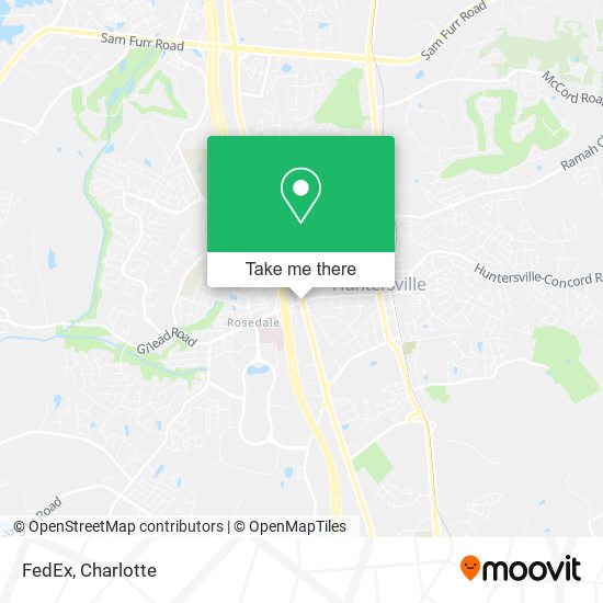 Mapa de FedEx
