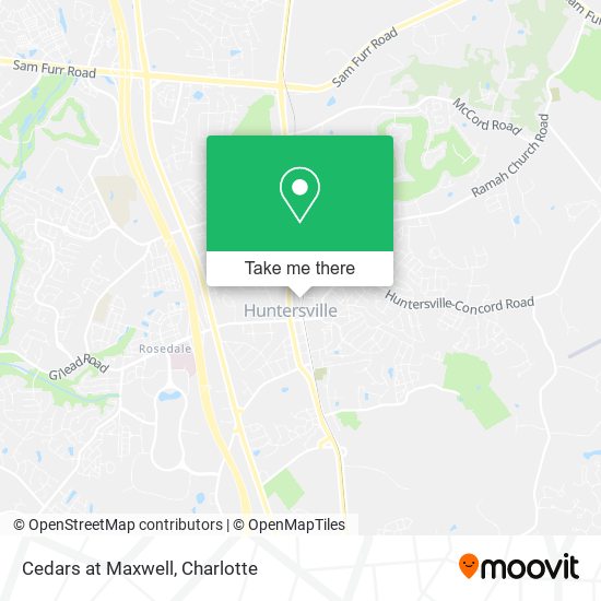 Mapa de Cedars at Maxwell