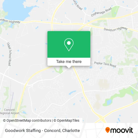Goodwork Staffing - Concord map
