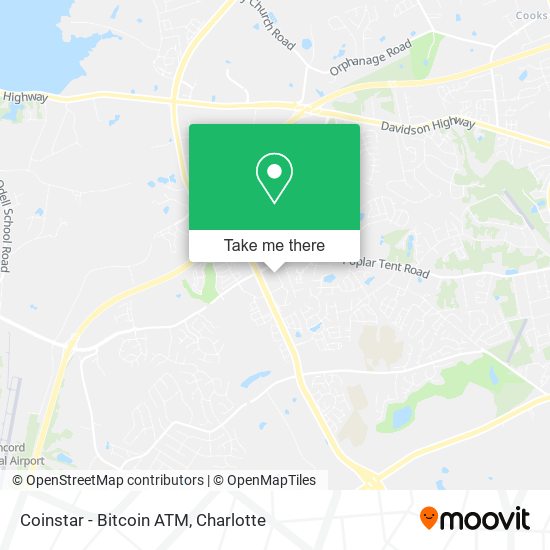 Coinstar - Bitcoin ATM map