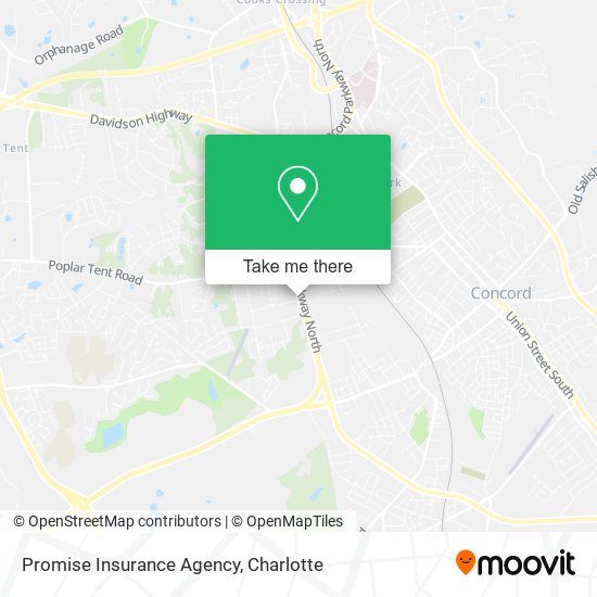 Mapa de Promise Insurance Agency