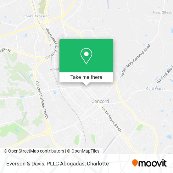 Mapa de Everson & Davis, PLLC Abogadas