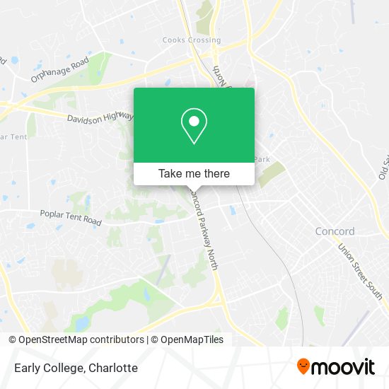 Mapa de Early College