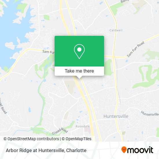 Mapa de Arbor Ridge at Huntersville