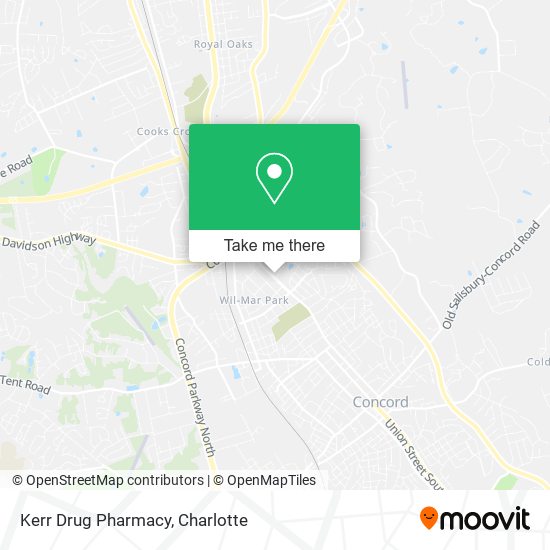 Kerr Drug Pharmacy map