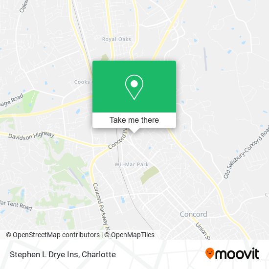 Stephen L Drye Ins map