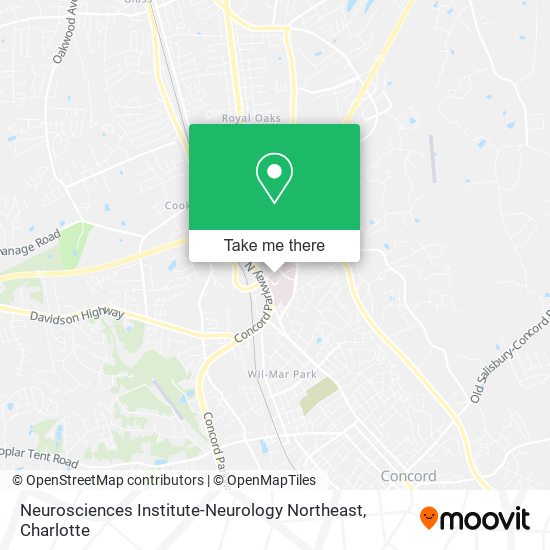 Mapa de Neurosciences Institute-Neurology Northeast