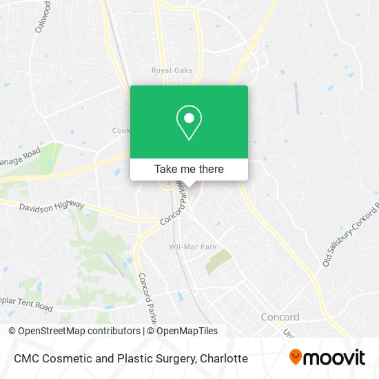 Mapa de CMC Cosmetic and Plastic Surgery