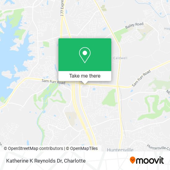 Mapa de Katherine K Reynolds Dr